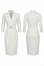 FLORENCE – Lace-Up Midi Dress – 251