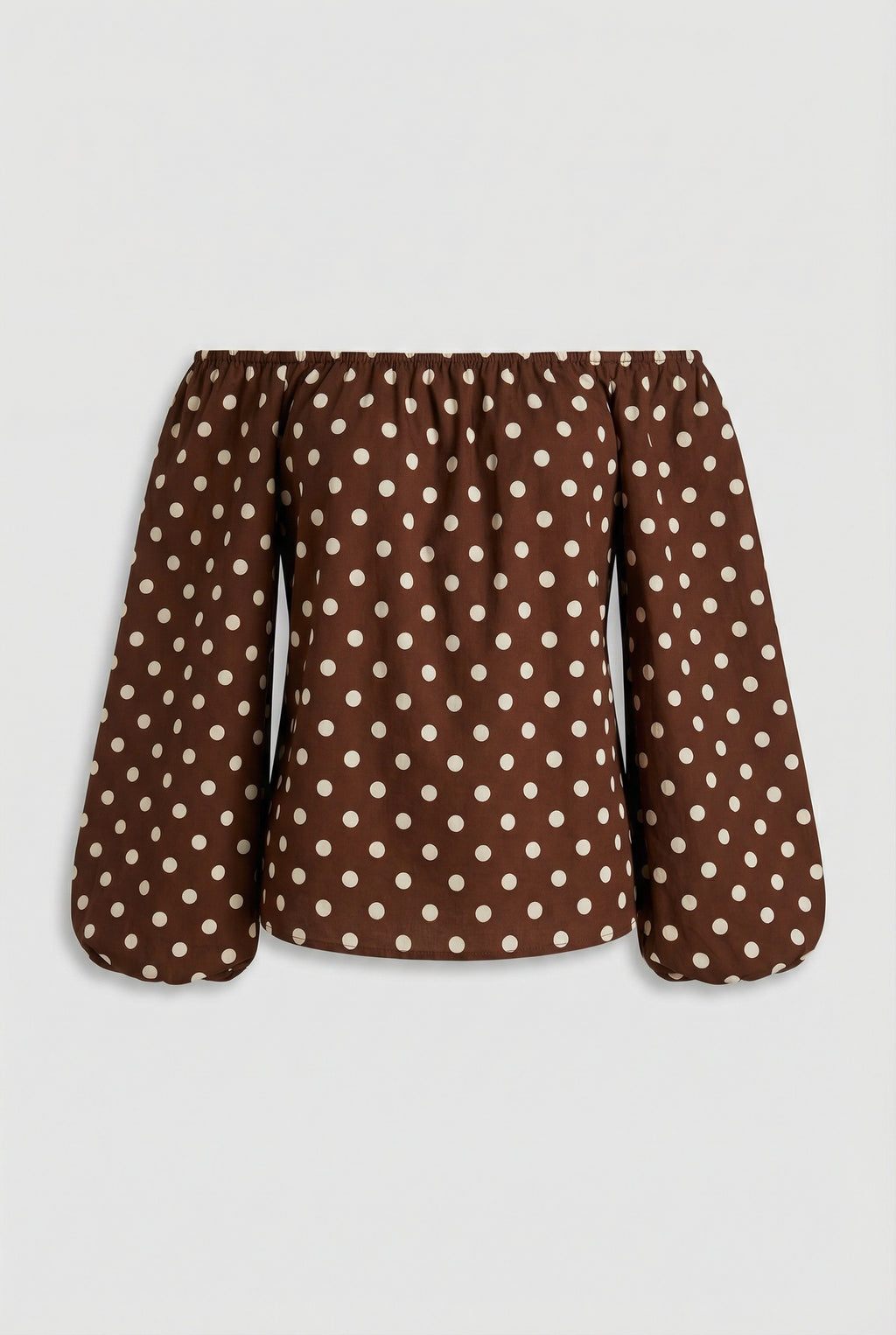 BORDEAUX – Dot Chiffon Blouse – 287