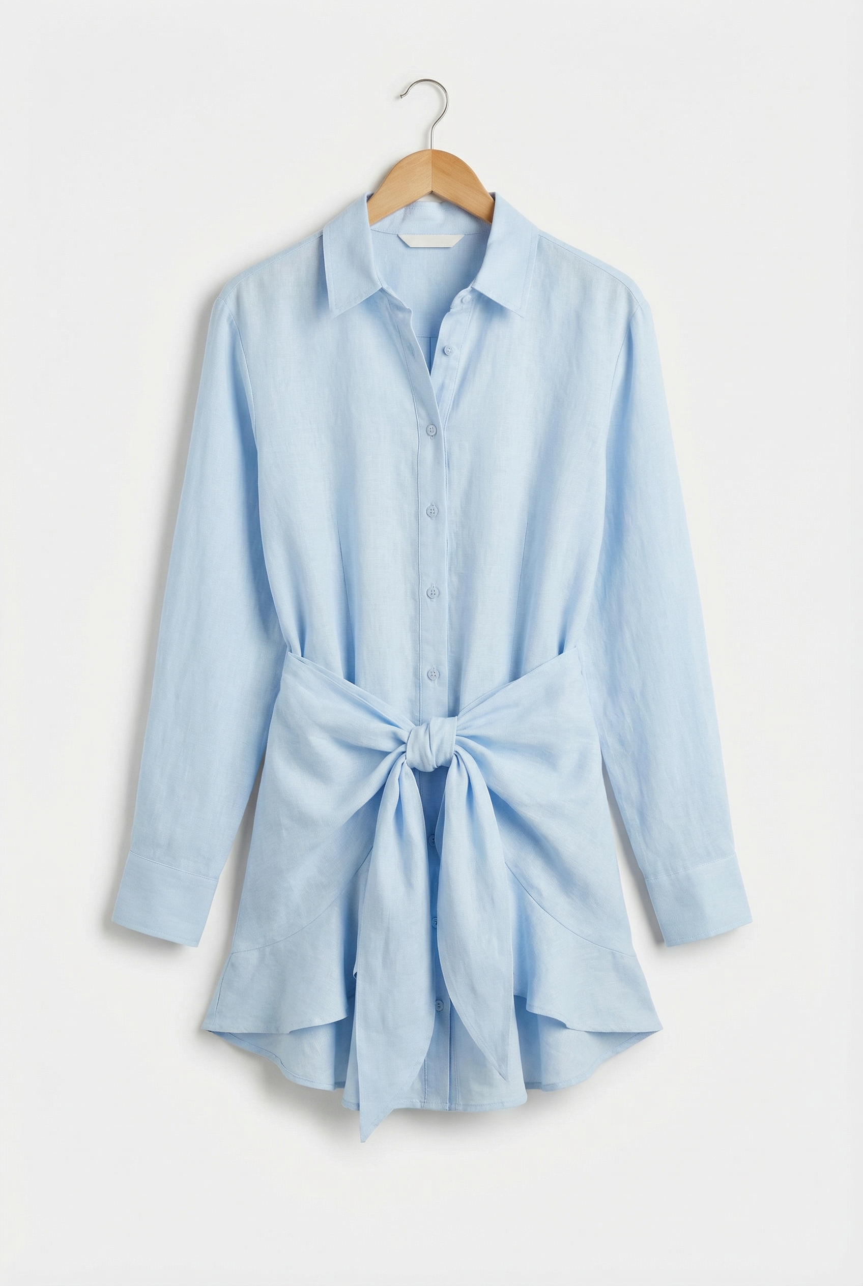 AMALFI – Tie-Front Shirt Dress – 2026