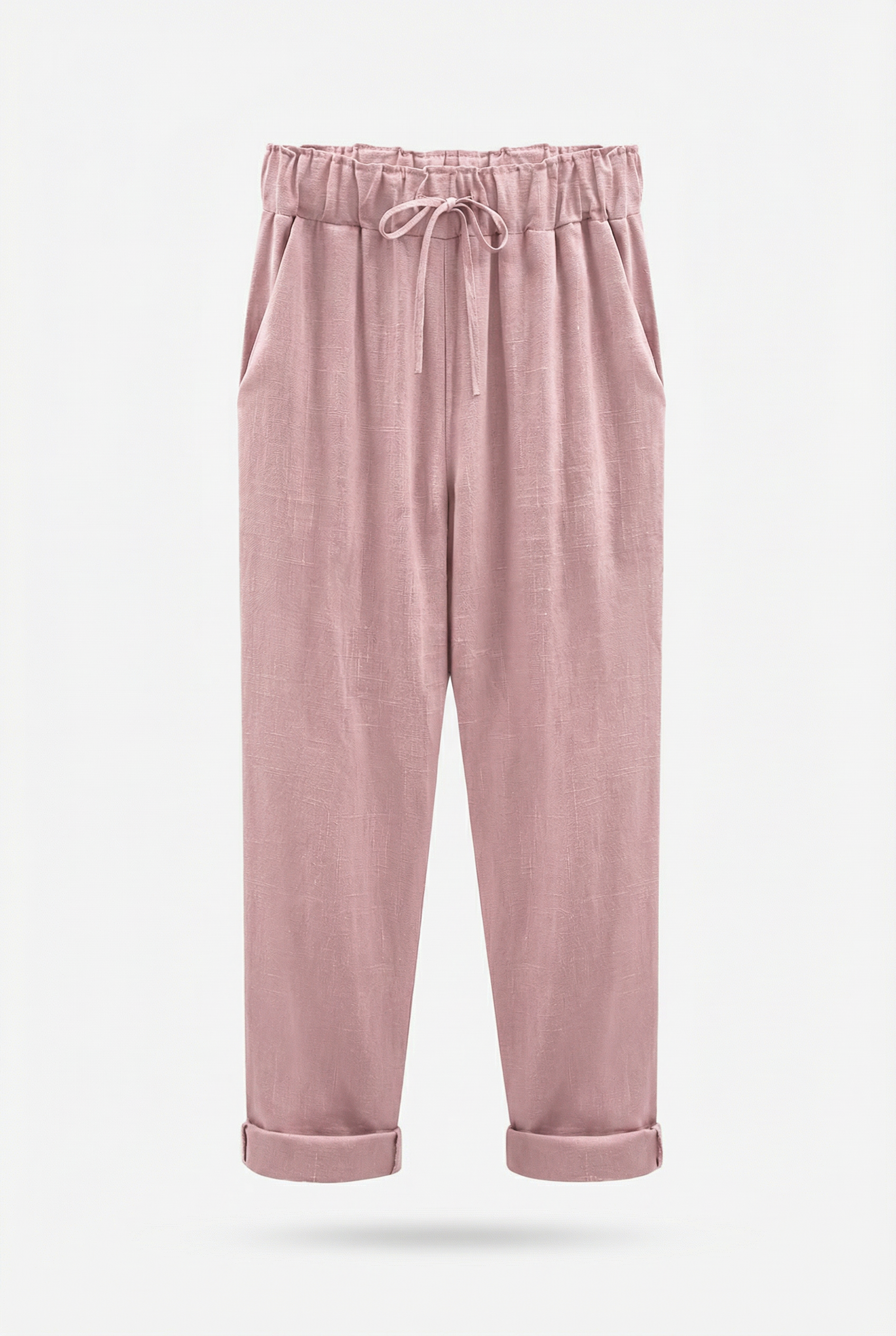 PALERMO – Cotton-Linen Harem Pants – 463