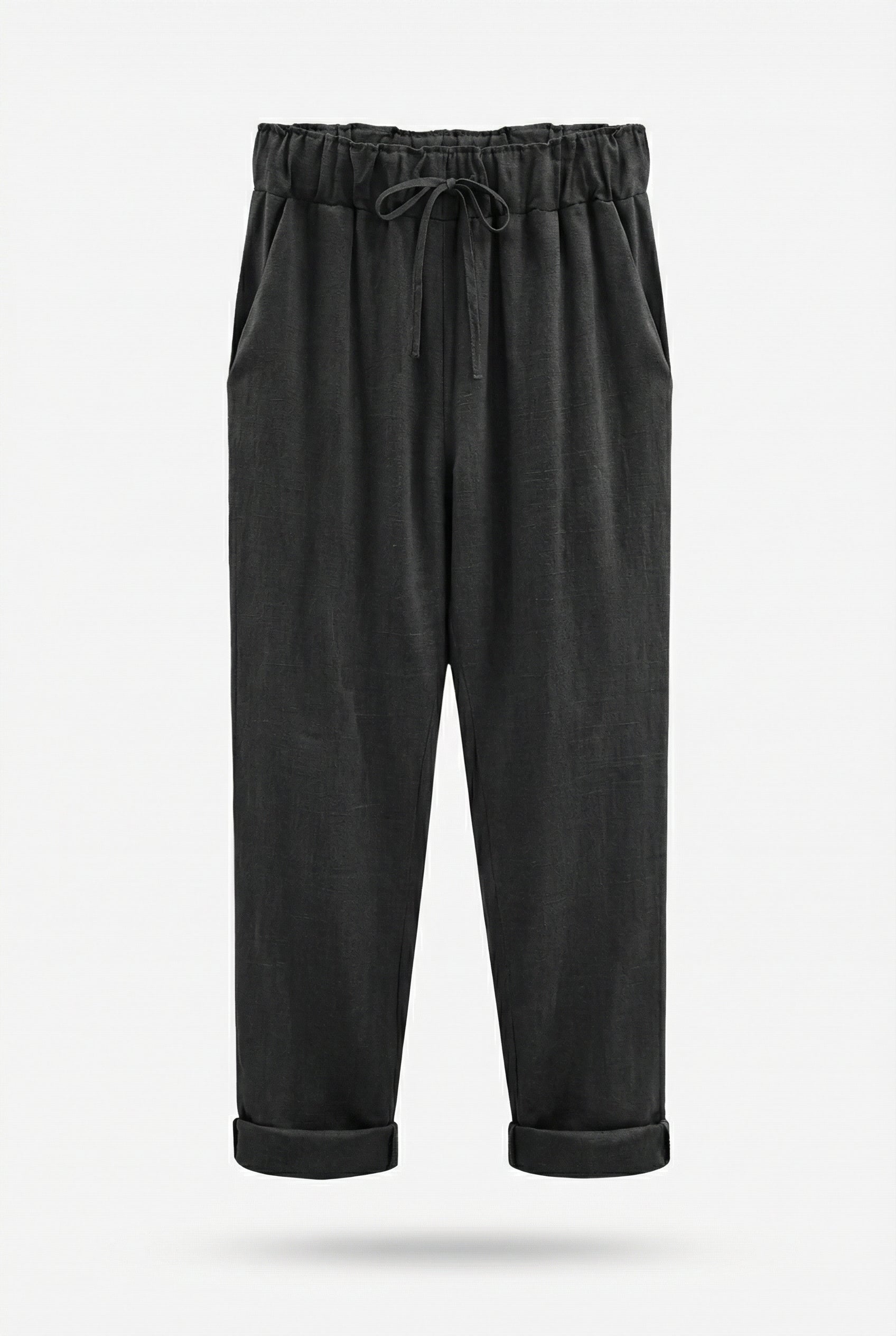 PALERMO – Cotton-Linen Harem Pants – 463