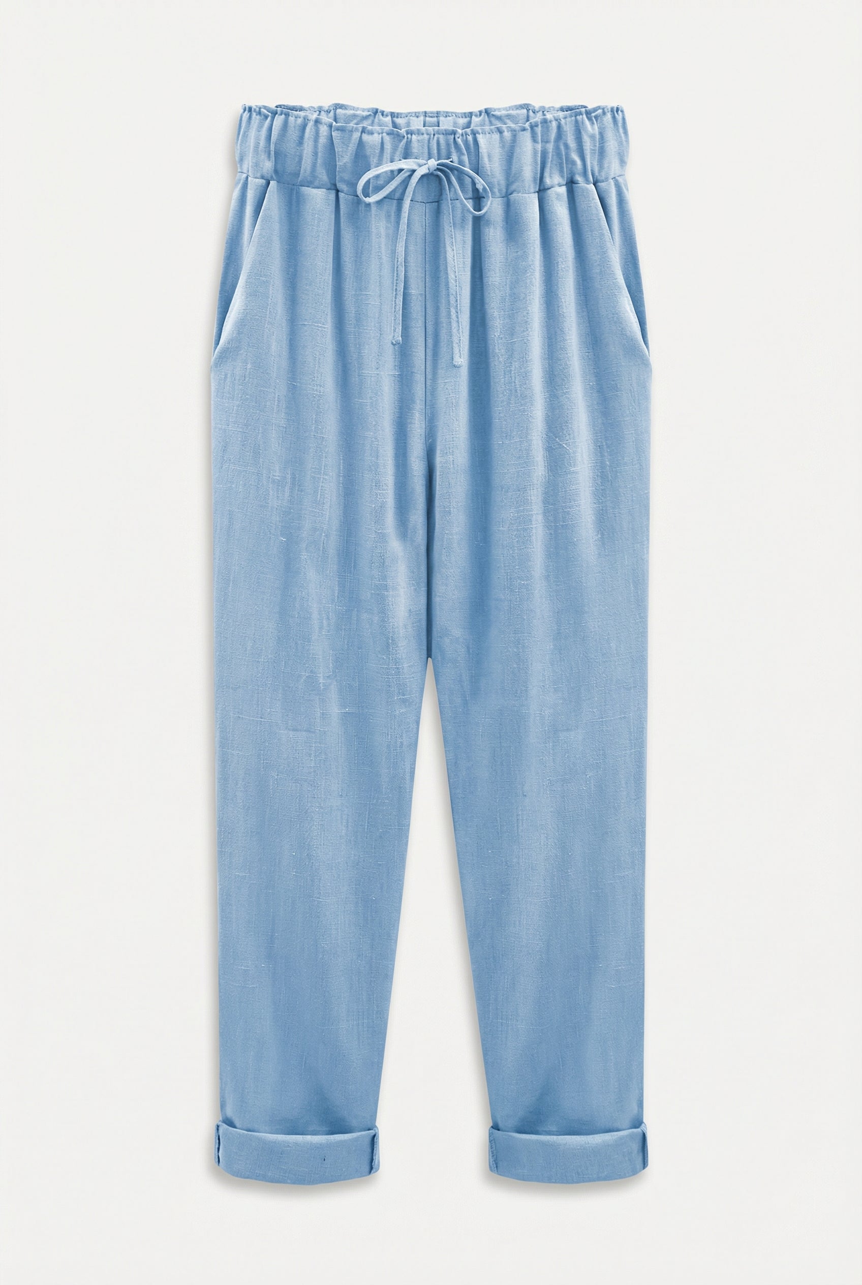 PALERMO – Cotton-Linen Harem Pants – 463