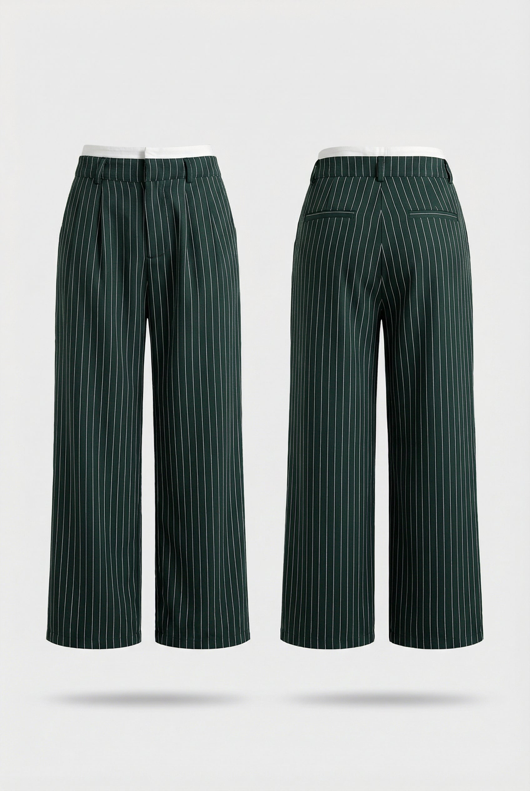 MILAN – Striped Wide-Leg Pants – 2441