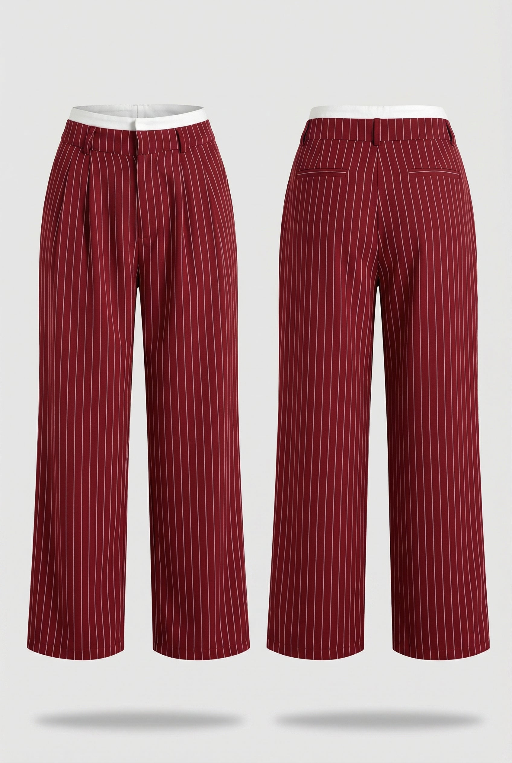 MILAN – Striped Wide-Leg Pants – 2441