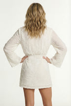 FLORENCE – V-Neck Long-Sleeve Mini Dress – 5236