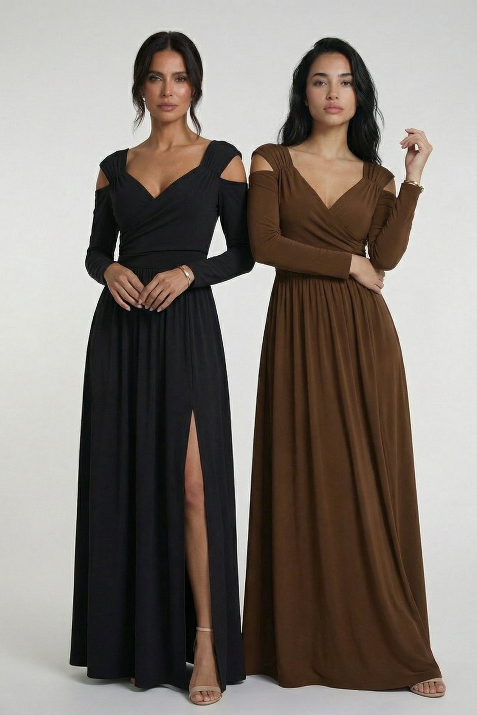 SANTORINI – Off-Shoulder Maxi Dress – 5825
