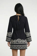 CAGLIARI – Embroidered Mini Dress – 1525