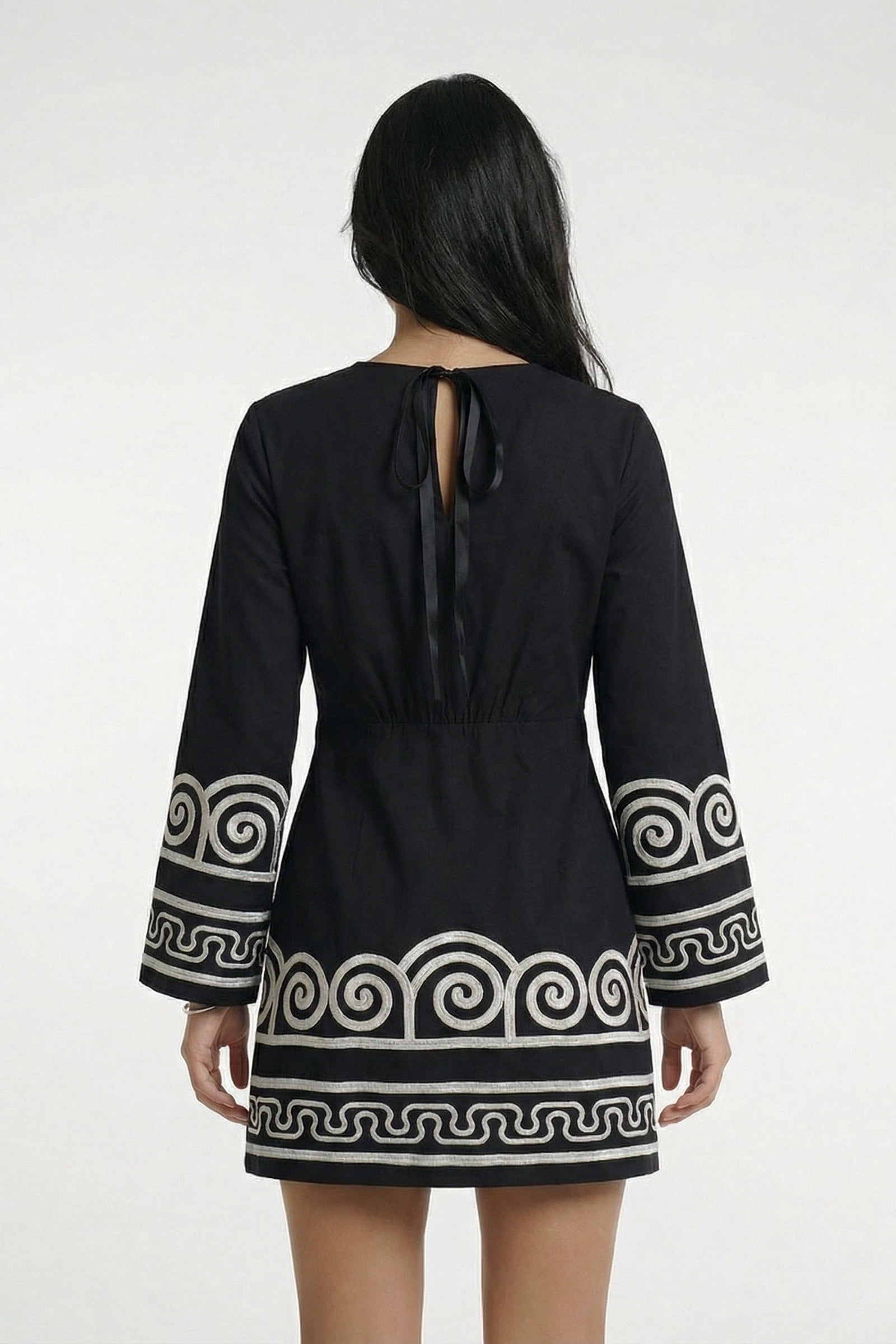 CAGLIARI – Embroidered Mini Dress – 1525