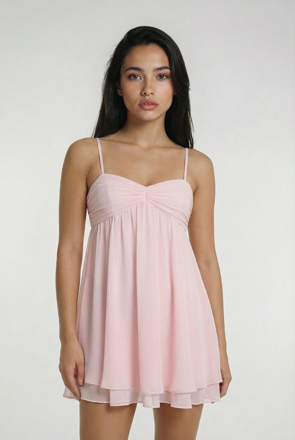 MALAGA – Chiffon Mini Dress – 2525