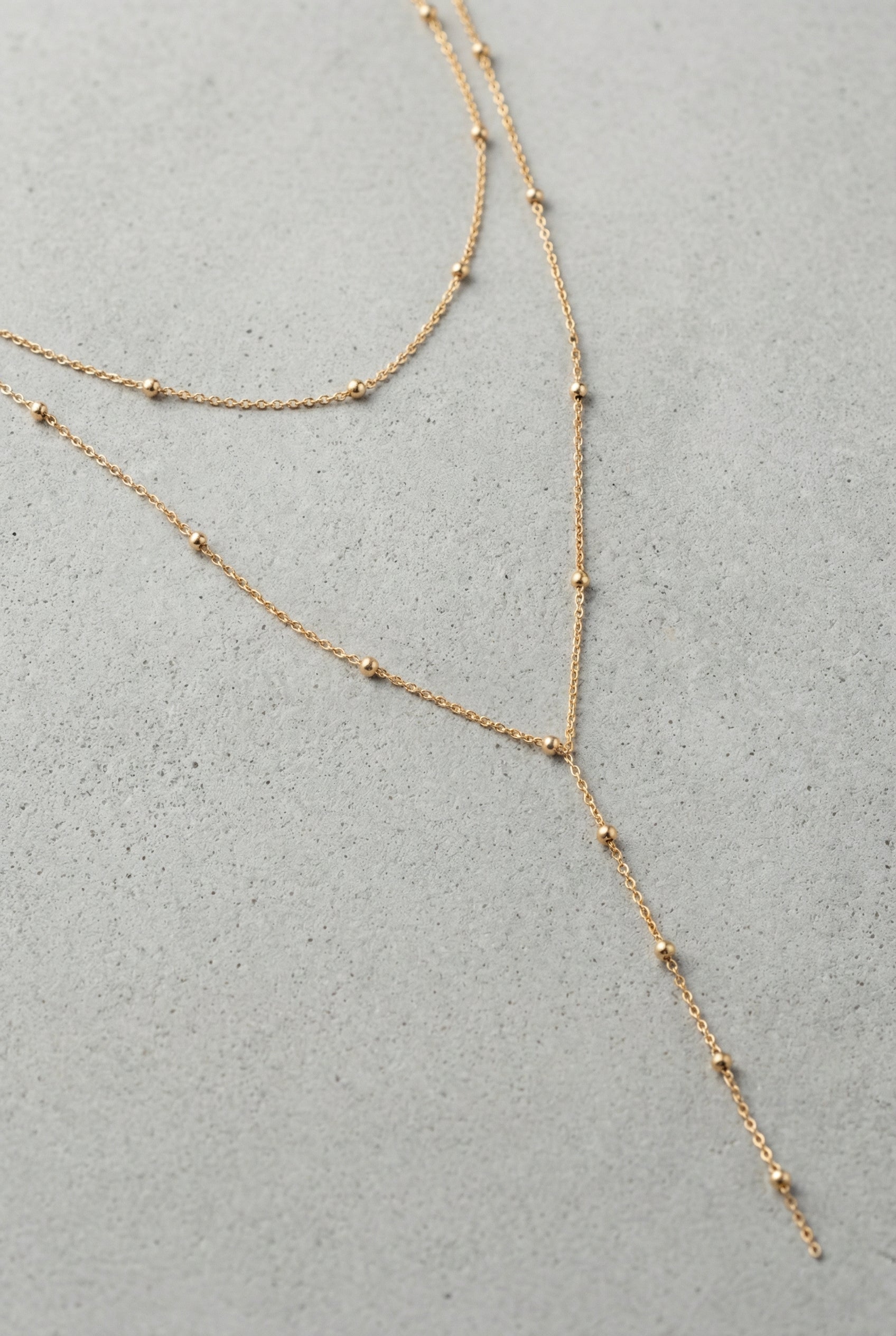 VIENNA – Vergulde Lariat Ketting – 018