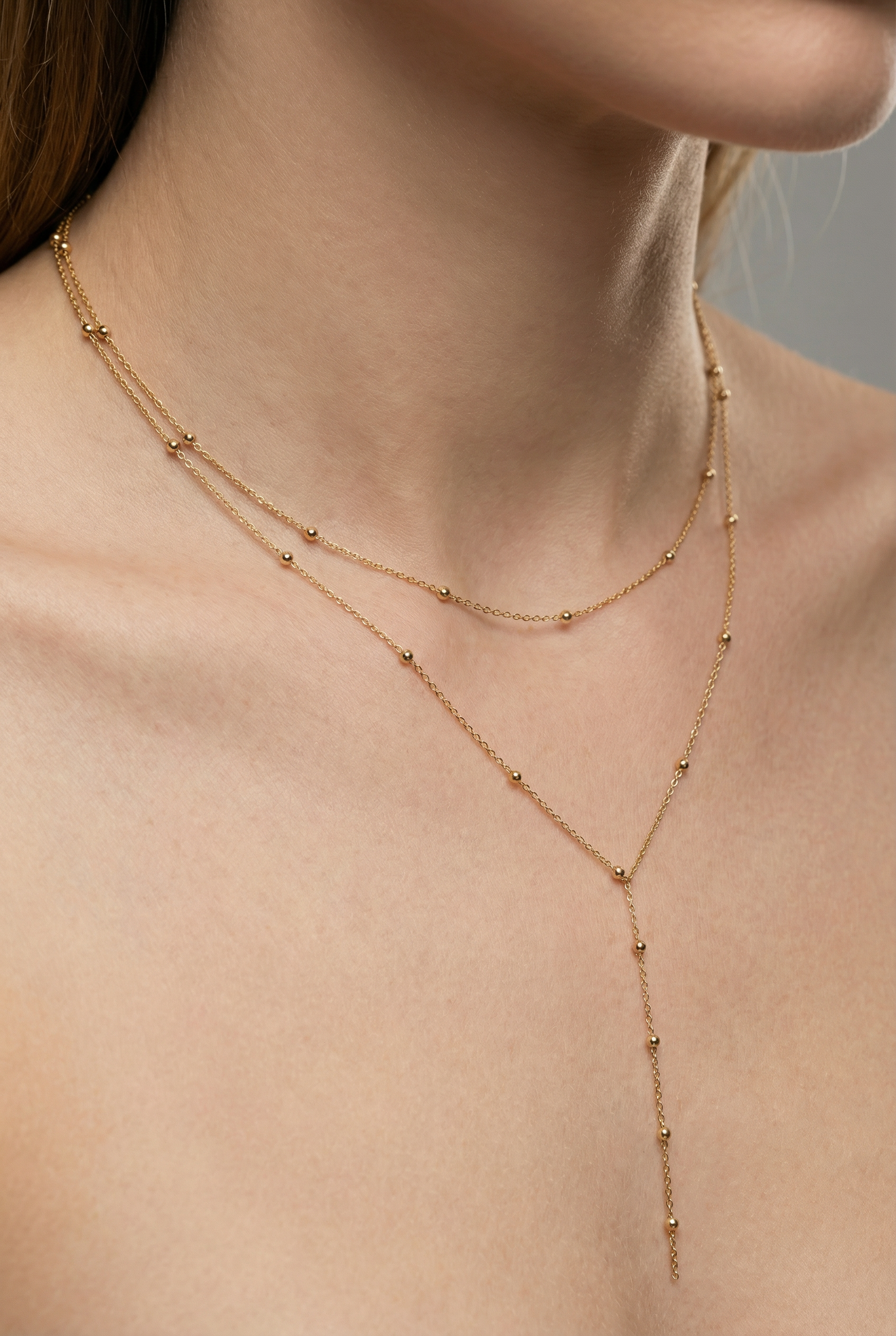 VIENNA – Vergulde Lariat Ketting – 018