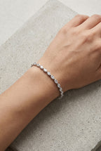 MAASTRICHT – Zilver Kristal Marquise Verstelbare Armband – 101