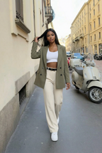 MILAN – Double Breasted Blazer Coat – 118