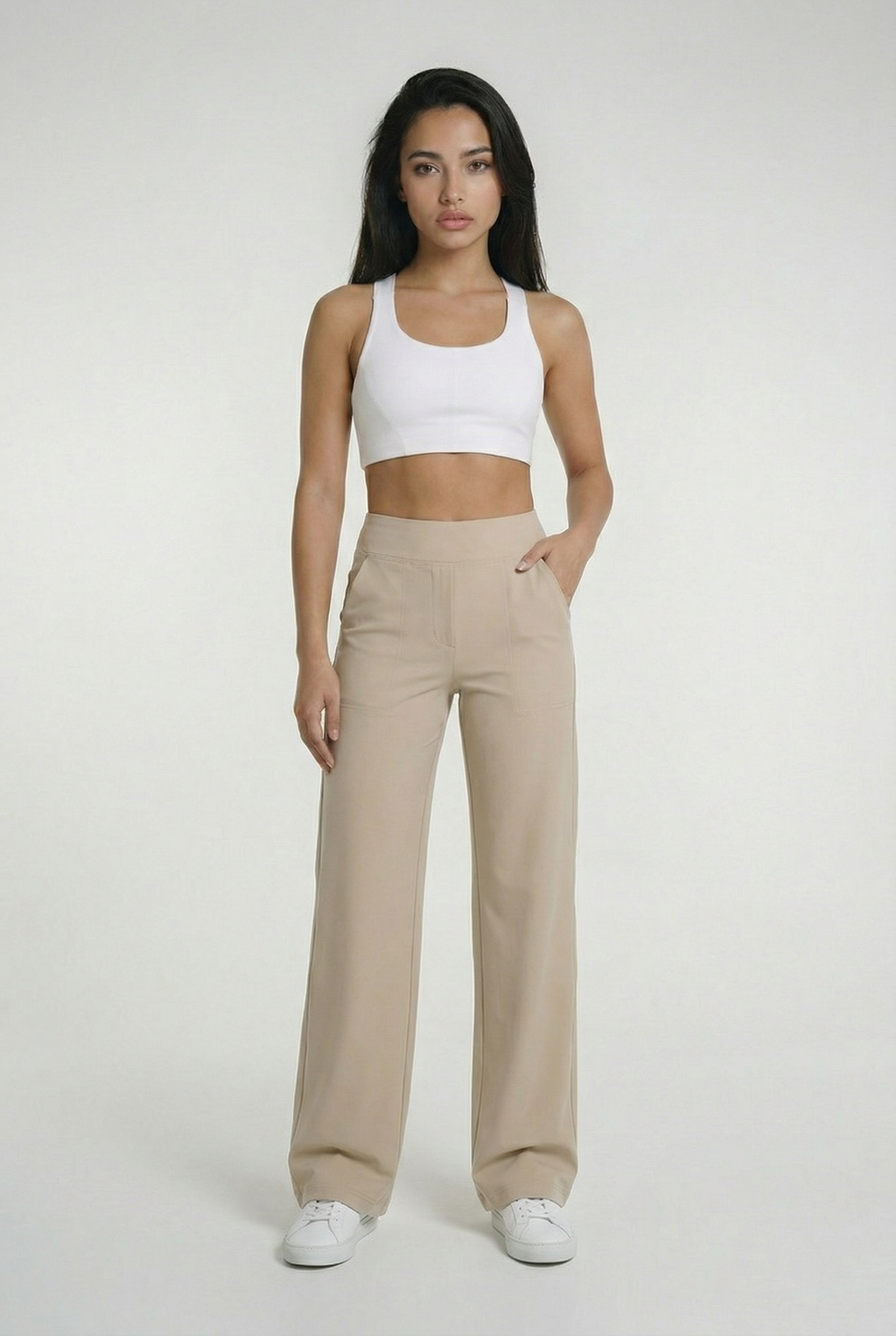 VALENCIA – Hoge Taille Flare Broek – 2186