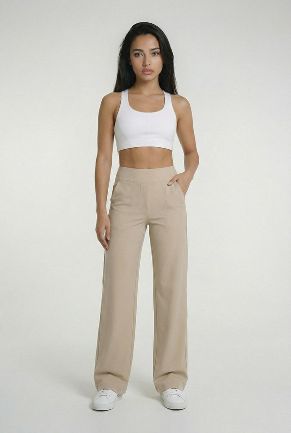 VALENCIA – Hoge Taille Flare Broek – 2186