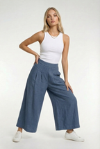 VALENCIA – Linen Wide-Leg Pants – 2109
