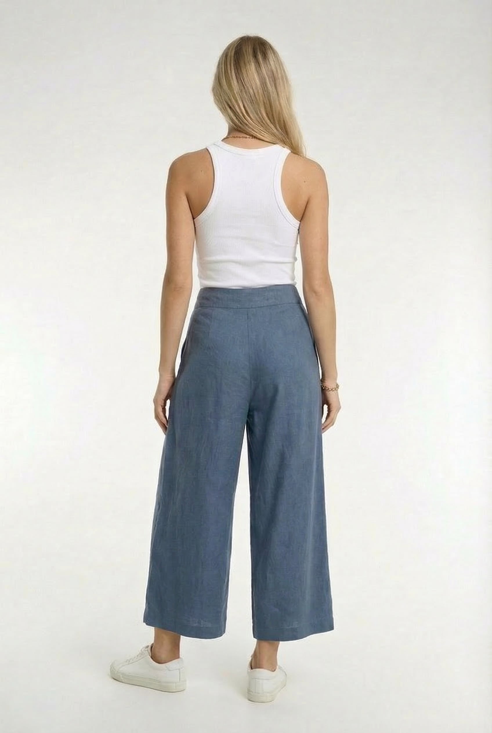 VALENCIA – Linen Wide-Leg Pants – 2109