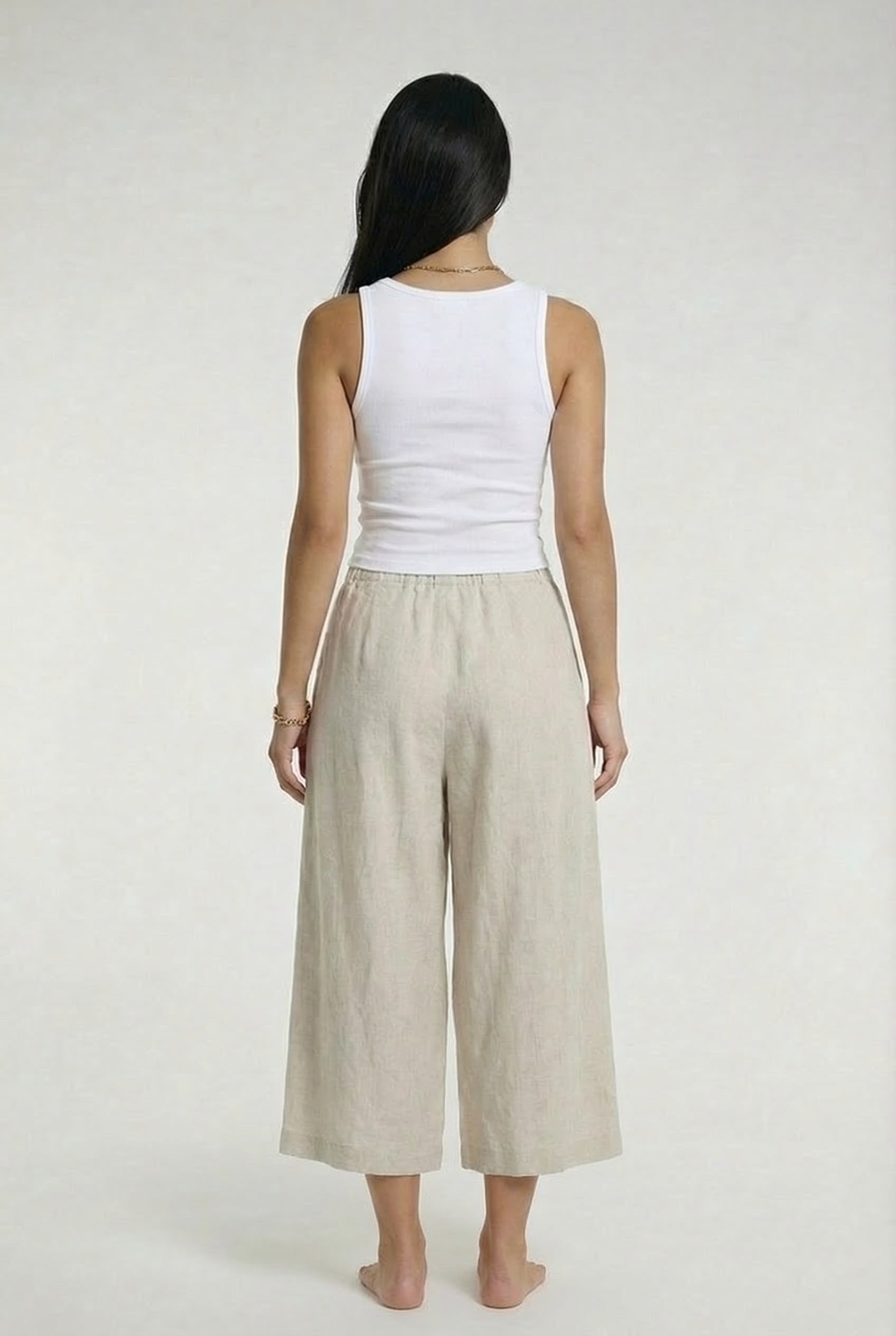 VALENCIA – Linen Wide-Leg Pants – 2109