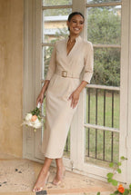 FLORENCE – Veters Midi Jurk – 251