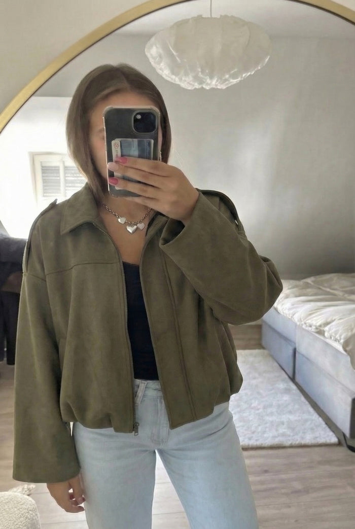 ANTWERP – Bomber Jacket – 200 – Suede