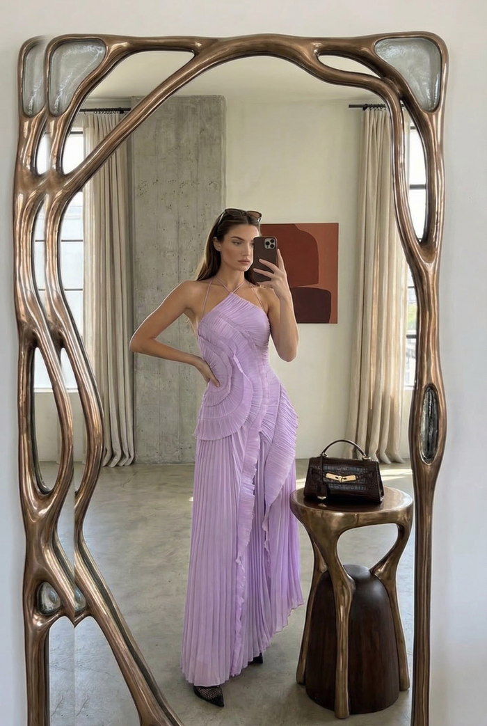 ATHENS – Ruffled Maxi Dress – 4504