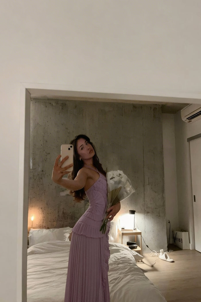 ATHENS – Ruffled Maxi Dress – 4504