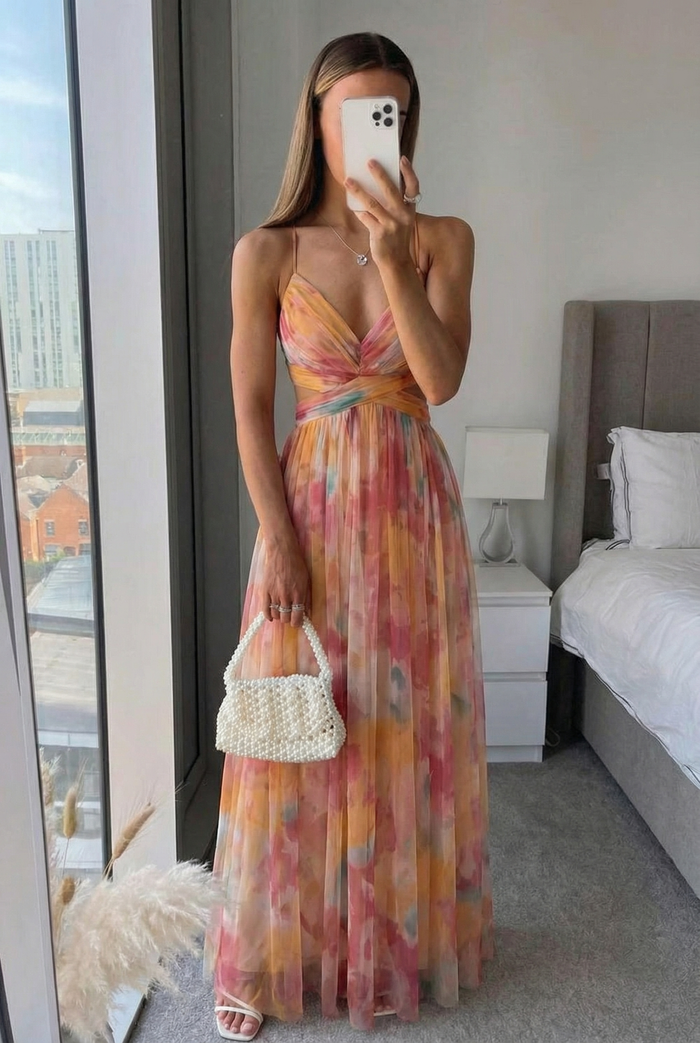 MONTPELLIER – Mouwloze Maxi Jurk – 4171