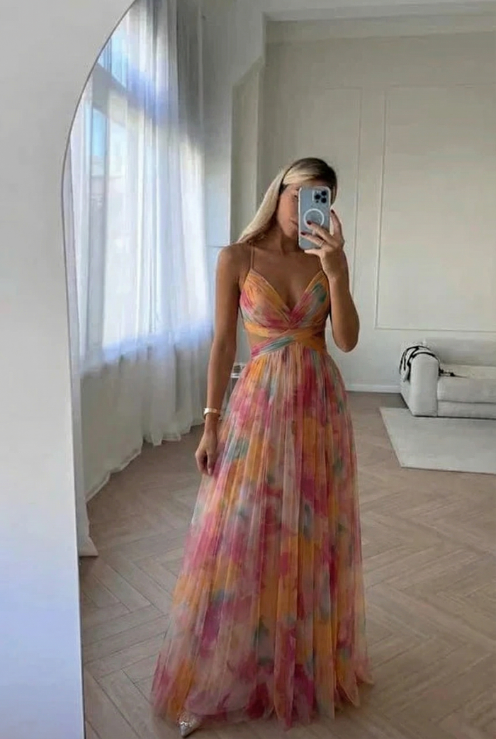 MONTPELLIER – Mouwloze Maxi Jurk – 4171