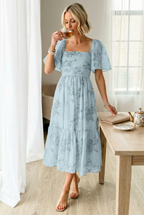 DUBROVNIK – Floral Midi Dress – 2522