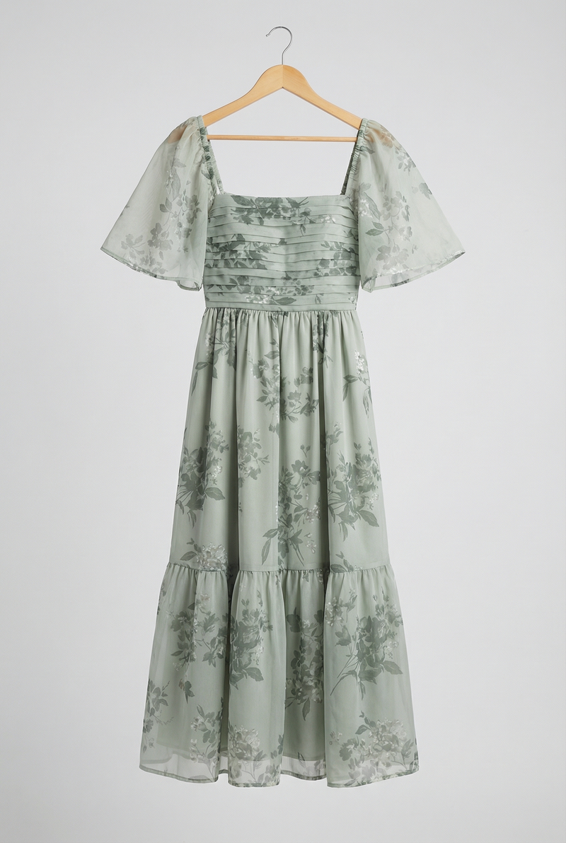 DUBROVNIK – Floral Midi Dress – 2522