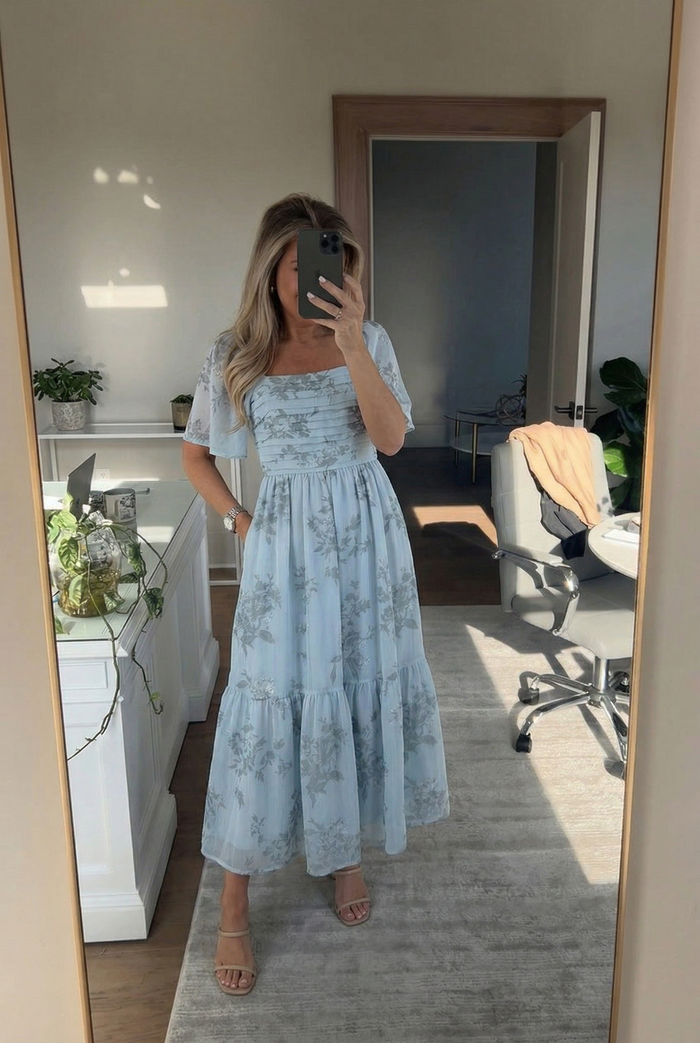 DUBROVNIK – Floral Midi Dress – 2522