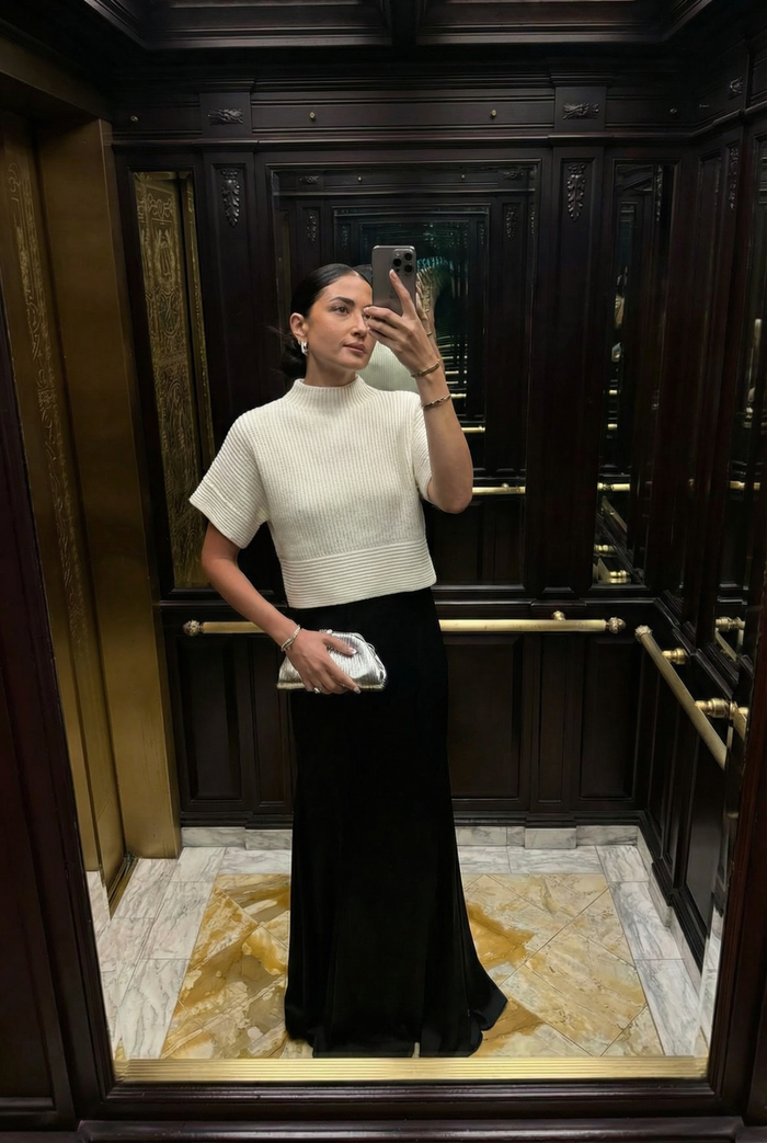 EDINBURGH – Crop Sweater Top – 6721