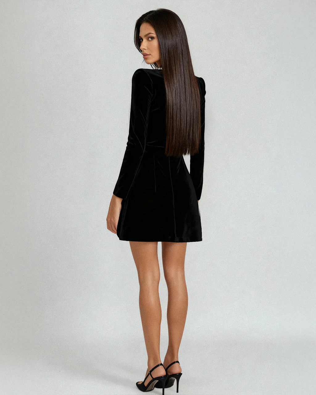 TALLINN – Long Sleeve Mini Dress – 1995