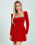 TALLINN – Long Sleeve Mini Dress – 1995