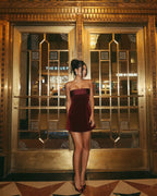 TALLINN – Strapless Mini Dress – 4519