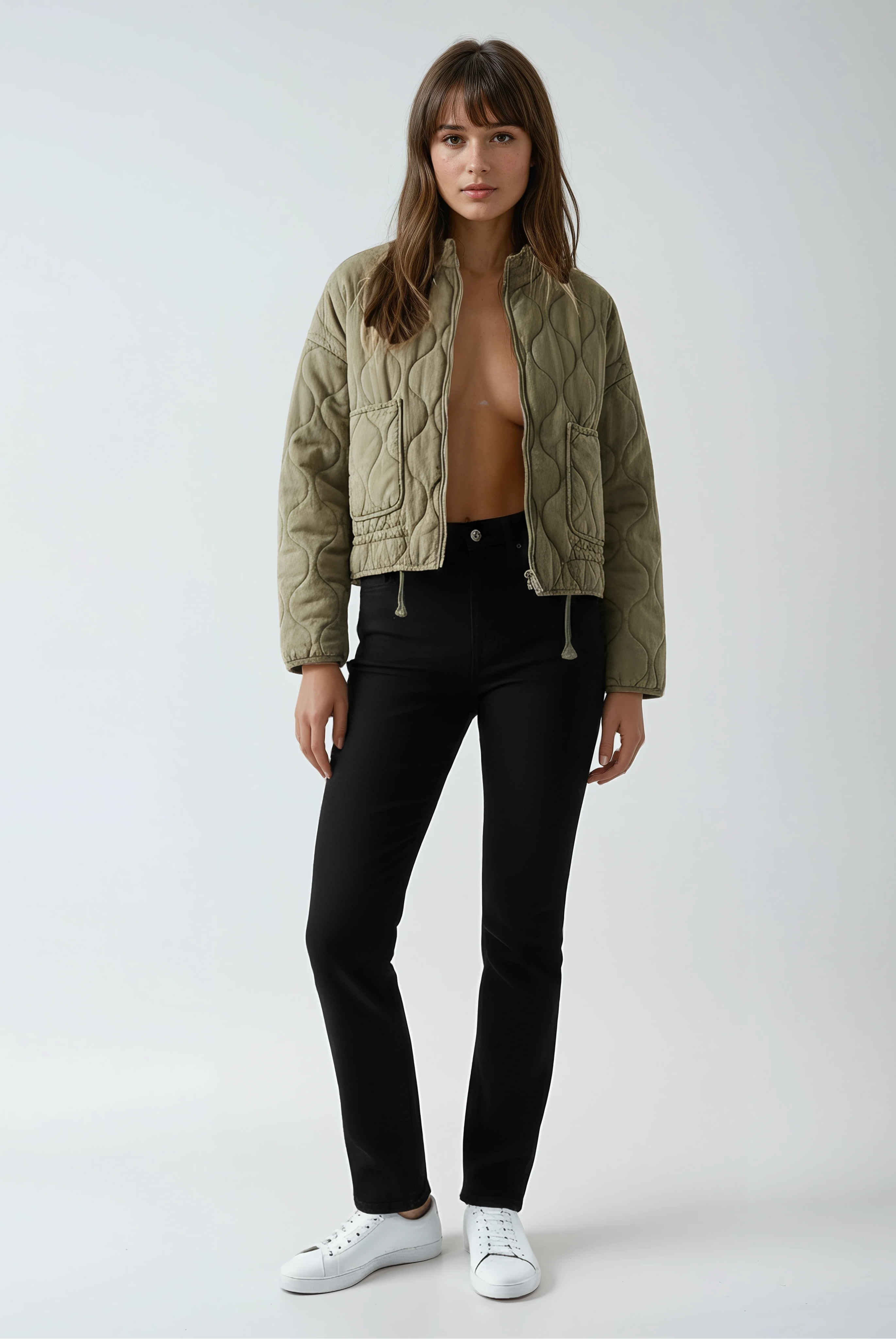 PRAGUE – Quilted Collar Jacket – 240 – Cotton Lenzing™