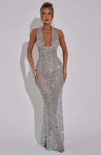 WARSAW – Sequin Halterneck Dress – 1919