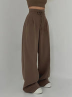 VALENCIA – Veter Hoge Taille Rechte Broek – 2186