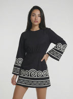 CAGLIARI – Embroidered Mini Dress – 1525