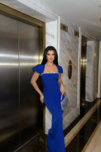 POSITANO – Square-Neck Bodycon Dress – 5005